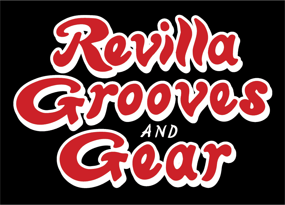 Revilla Grooves and Gear red and black logo 2x